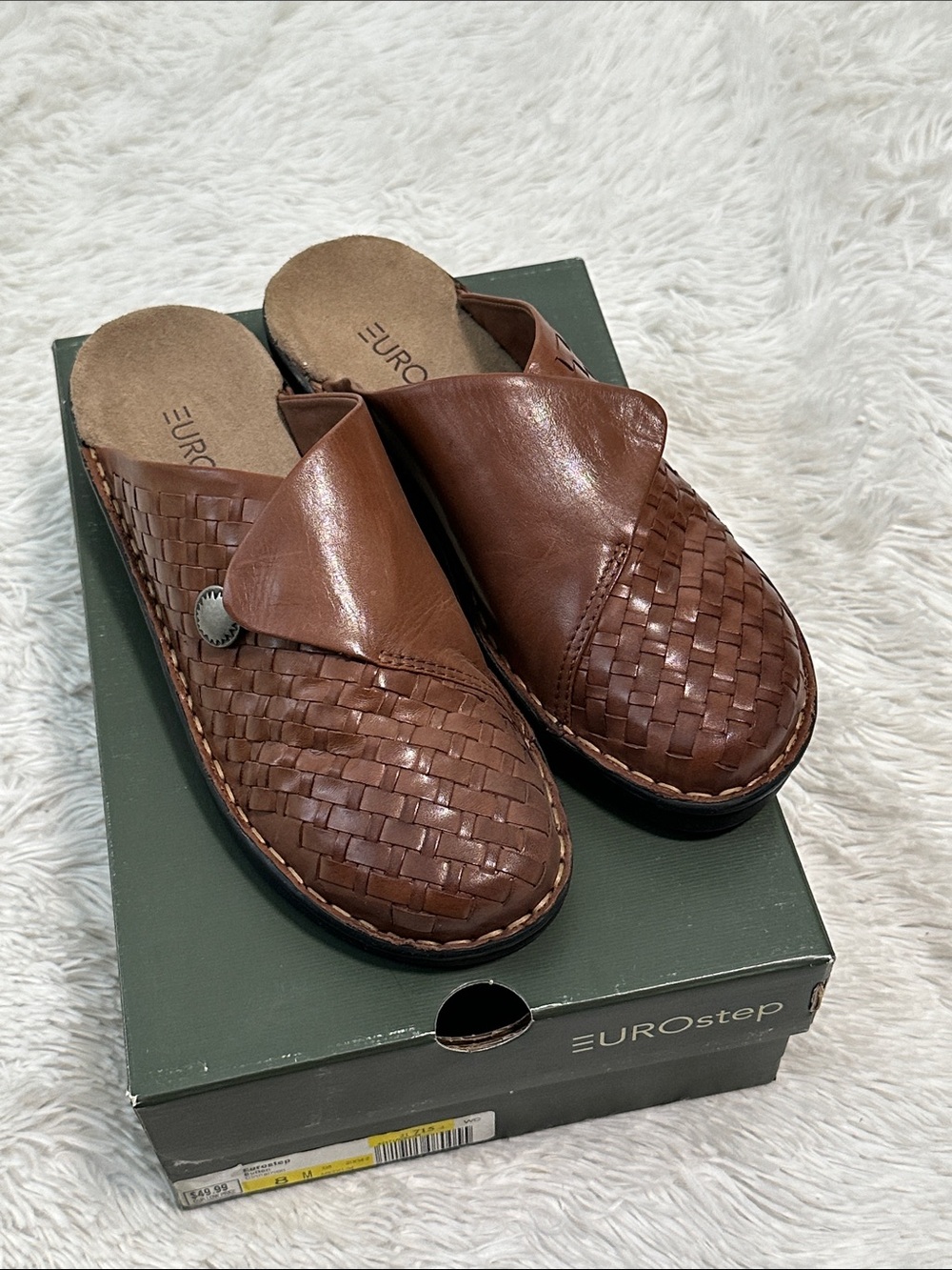 🥕 NWT Eurostep Leather Clog